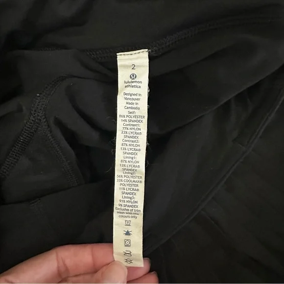 lululemon black Pleated Mini Skirt - Picture 4 of 5